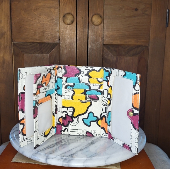 Tous White Multicolor Women's Wallet - Picture 9 of 11